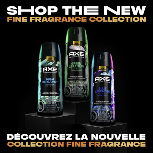 AXE Fine Fragrance Collection Black Vanilla Premium Body Spray for Men, 113g Body Spray