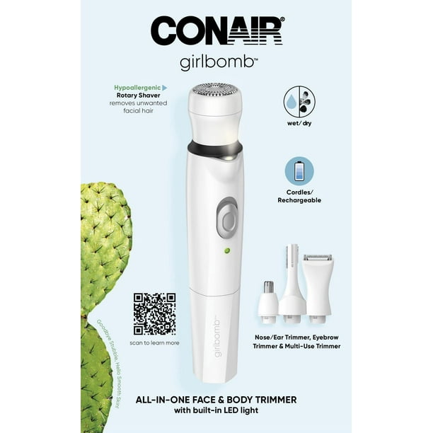 Conair Girlbomb All-In-One Face & Body Trimmer, Face and Body Trimmer