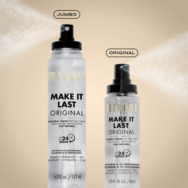 Milani - Make It Last Original - Natural Finish Setting Spray Jumbo Size - 177ml, Milani - Setting Spray