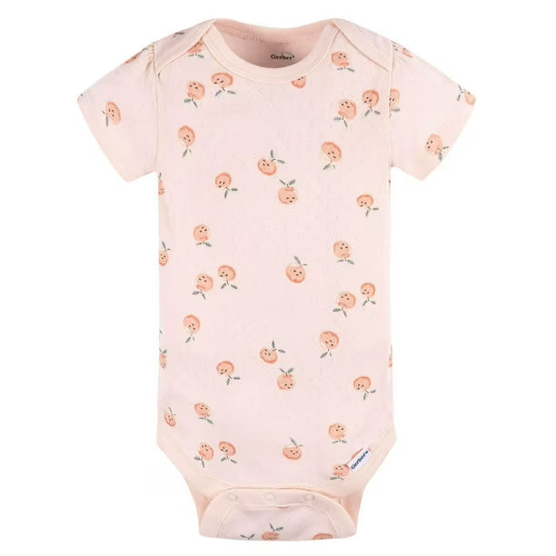 Gerber - 3 pack Onesies - Peach, 3 pack