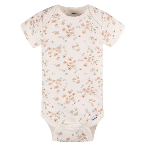 Gerber - 3 pack Onesies - Peach, 3 pack