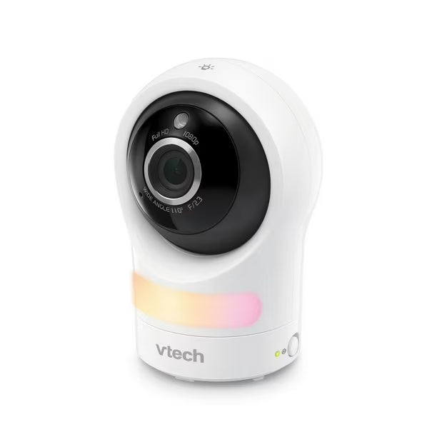 VTech RM9761 1080p WiFi Remote Access Video Baby Monitor with Night Light - White, RM9761