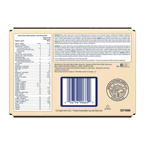 Enfamil A+ NeuroPro, Baby Formula, 0-12 months, Ready to Feed Nursettes, 59mL x 24ct