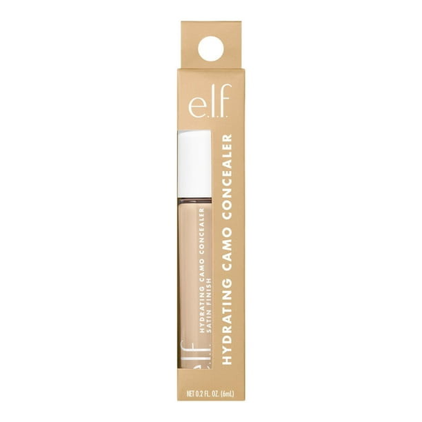 e.l.f. Cosmetics Hydrating Satin Camo Concealer, Hydrating Camo Concealer, 6ml
