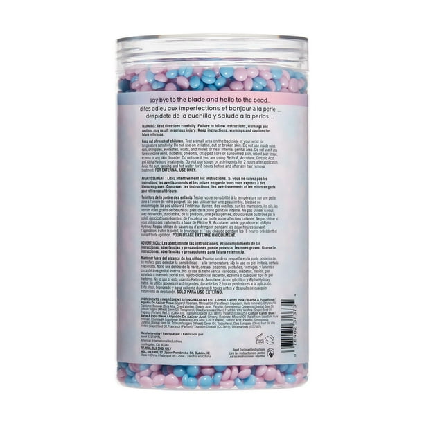 Salon Perfect Sliick - Dream Clouds - Cotton Candy - Hard Wax Beads - For Face and Body - 16oz, Sliick - Dream Clouds