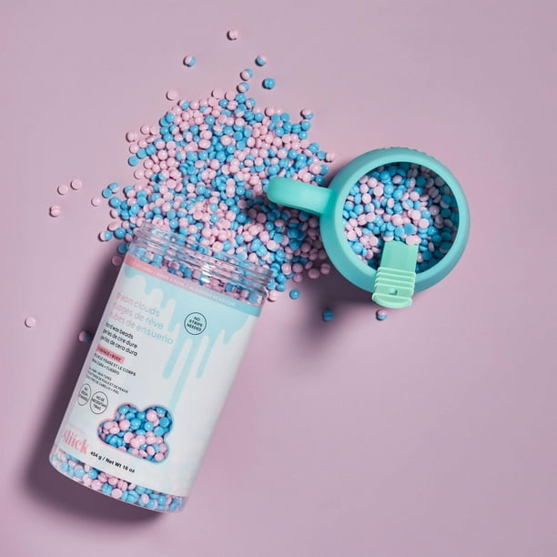 Salon Perfect Sliick - Dream Clouds - Cotton Candy - Hard Wax Beads - For Face and Body - 16oz, Sliick - Dream Clouds