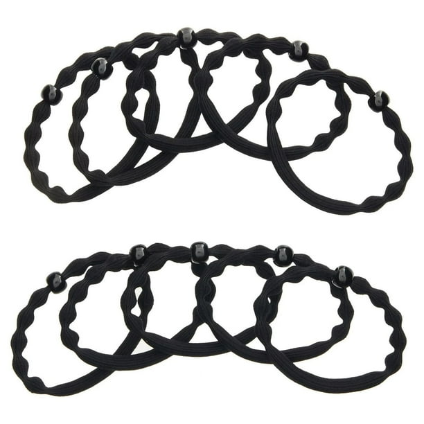 Goody Ouchless Damage-Free Forever - Black Elastics -10Ct, Goody Elastics