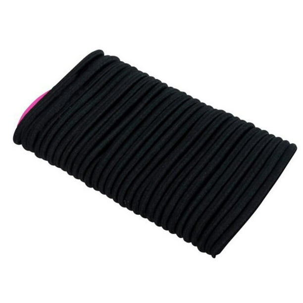 Goody Ouchless Black Hair Elastics - No Metal Gentle Hair Ties - 30 Ct, Goody elastics