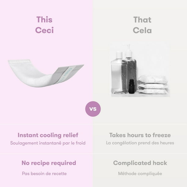 Frida Mom - 2-in-1 Absorbent Postpartum Perineal Ice Maxi Pads - Instant Cold Therapy Packs and Absorbent Maternity Pad in One Ready-to-use Padsicle for After Birth - Newborn Baby Hospital Bag Essential - Baby Shower Gift