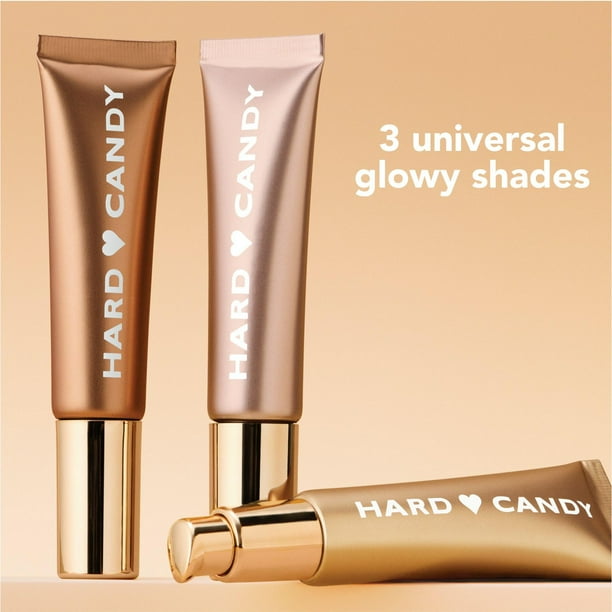 Hard Candy Just Glow Face Luminizer – Sheer Color, Vitamin C & Niacinamide, All Skin Tones, 30 mL