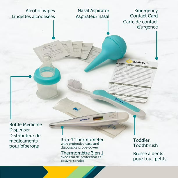 Safety 1st Deluxe Healthcare & Grooming Kit - Arctic Blue, Infant Health & Grooming