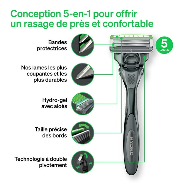 Schick Hydro Sensitive Skin Men’s Razor Refills, 4 Razor Refills