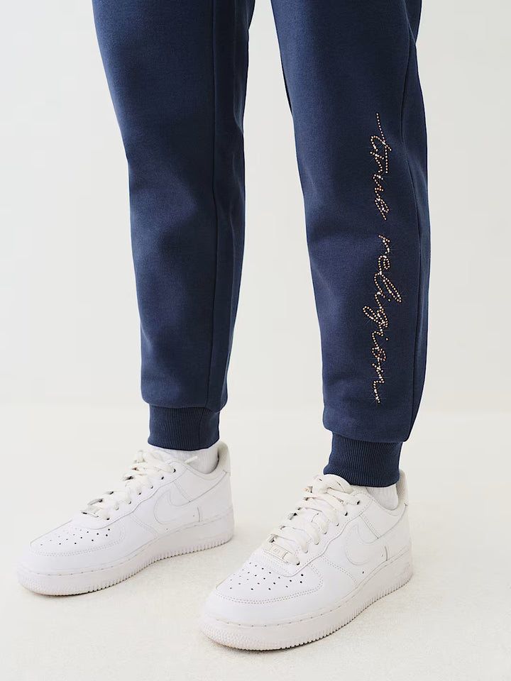 TRUE RELIGION CRYSTAL SCRIPT LOGO JOGGER