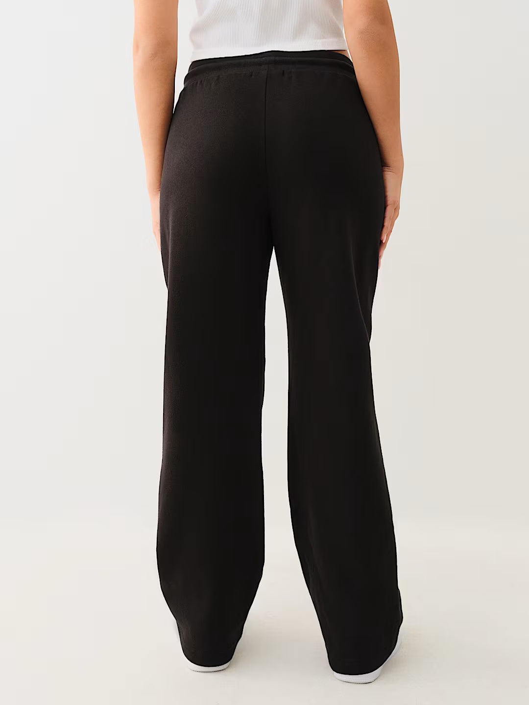 TRUE RELIGION CRYSTAL HORSESHOE STRAIGHT LEG SWEAT PANT
