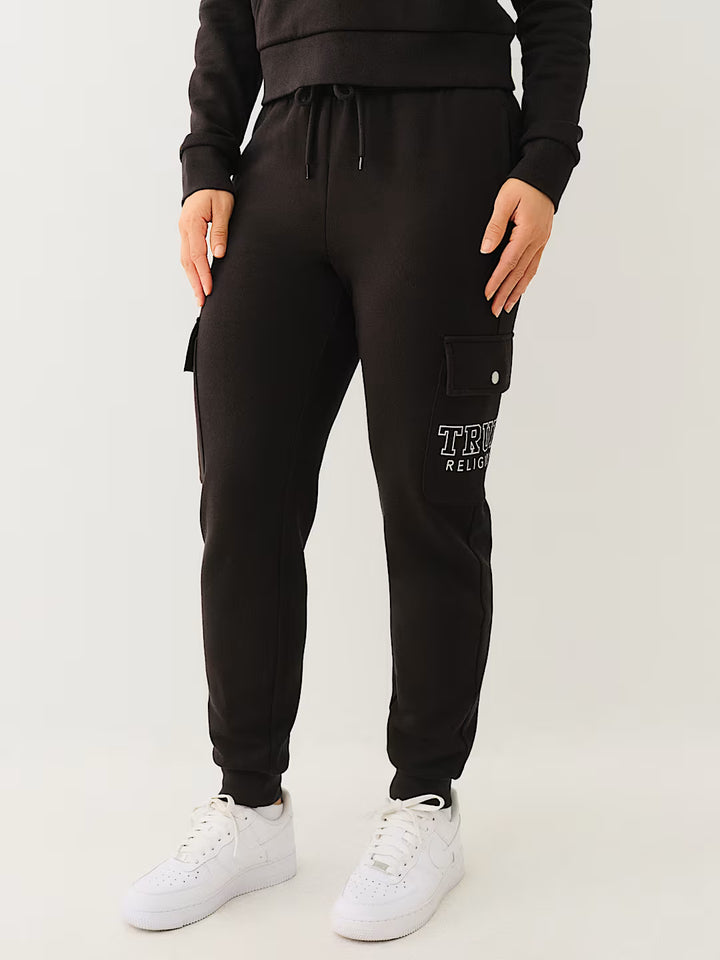 TRUE RELIGION IRIDESCENT LOGO CARGO JOGGER