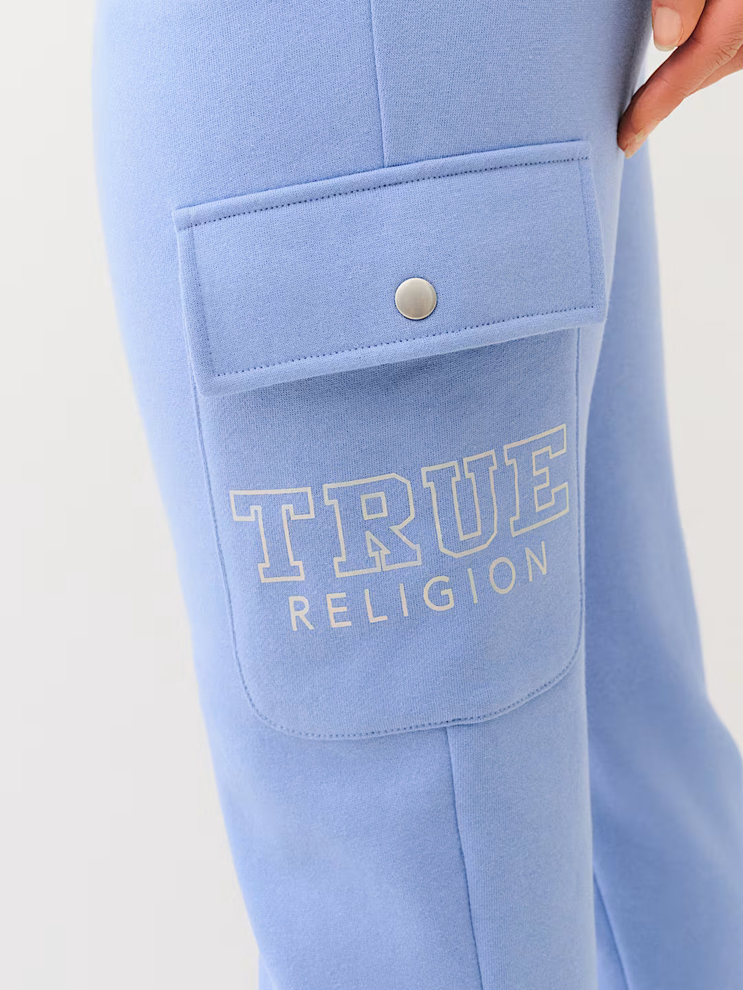 TRUE RELIGION IRIDESCENT LOGO CARGO JOGGER