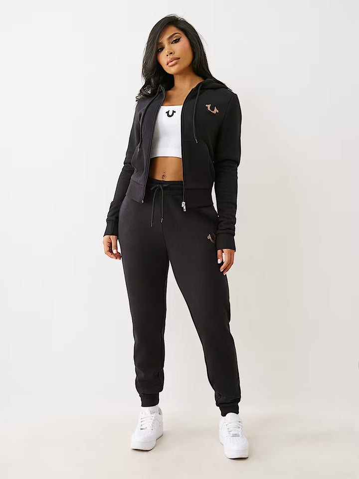 TRUE RELIGION CRYSTAL HORSESHOE JOGGER