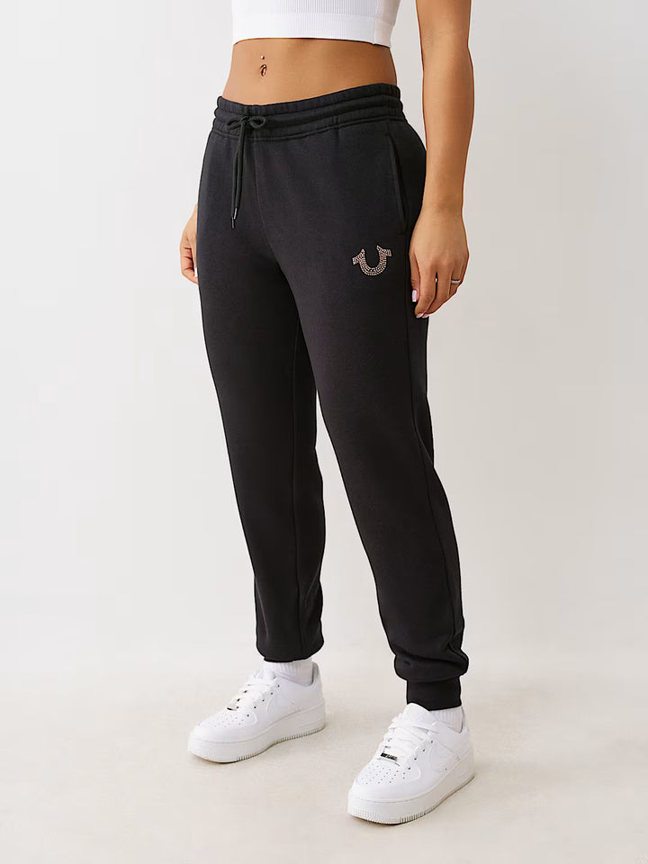 TRUE RELIGION CRYSTAL HORSESHOE JOGGER