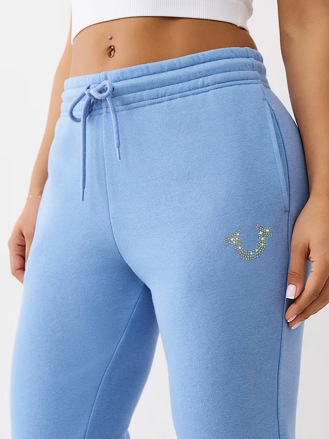 TRUE RELIGION CRYSTAL HORSESHOE JOGGER