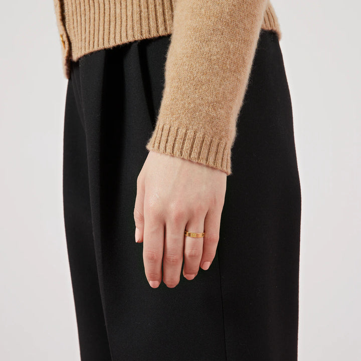 GUCCI ICON YELLOW GOLD RING WITH STARS