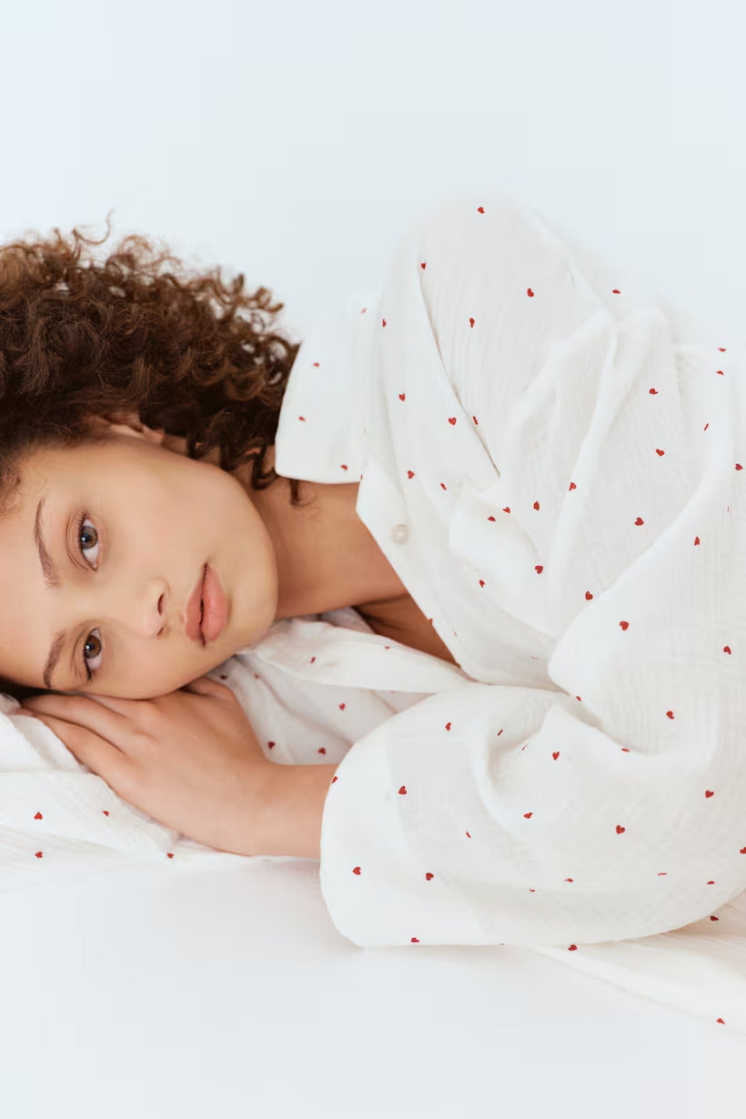 H&M Pajama Shirt and Shorts