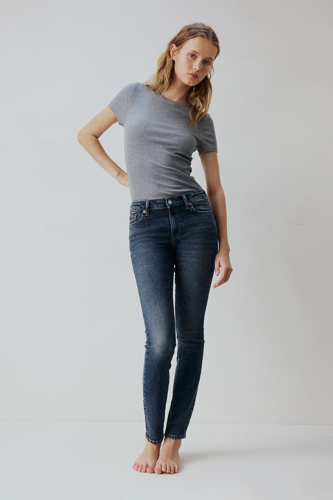 H&M Skinny Regular Ankle Jeans
