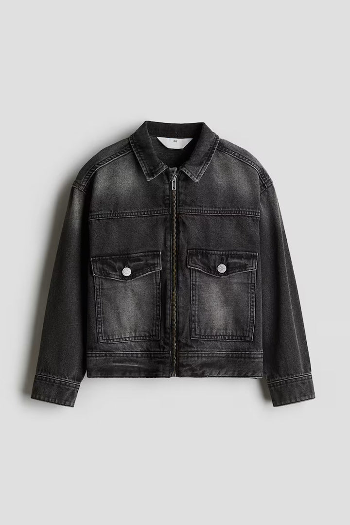 H&M Denim Jacket with Zipper