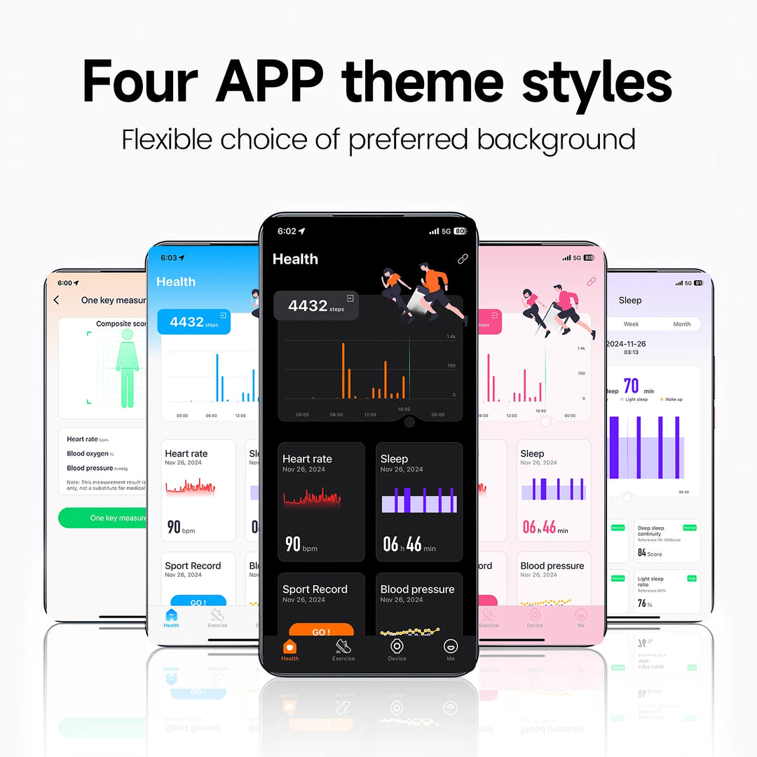 VIYIWOK Smart Health Wristband, Wearable Activity & Fitness Tracker, 120+ Sports Modes, All-Day Continuous Monitoring, Heart Rate Tracking, Improve Sleep, Stress, Wellness, 2 Pack Bands, with Free APP
