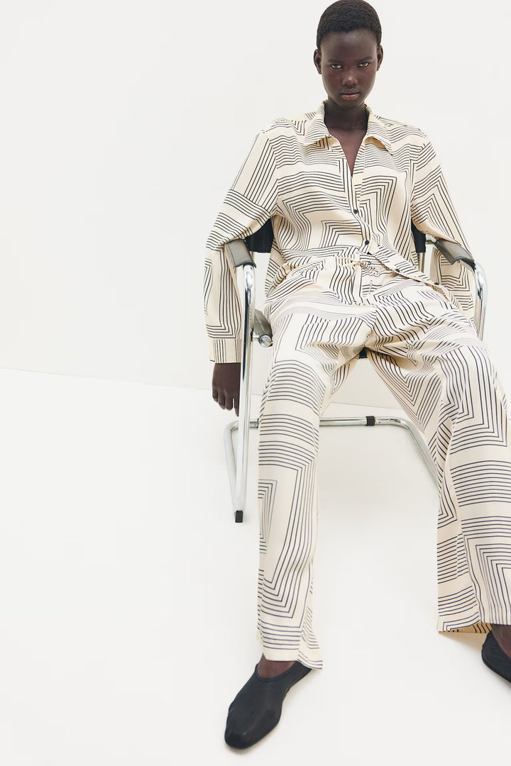 H&M Wide-cut Pull-on Pants