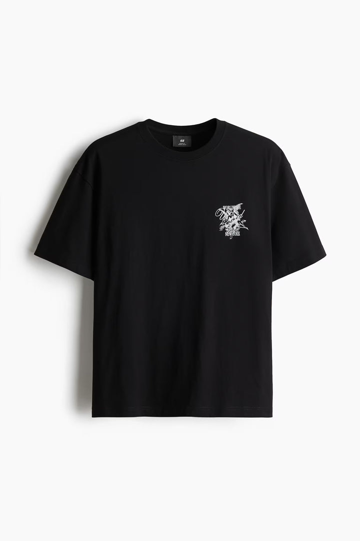 H&M Loose Fit Printed T-shirt