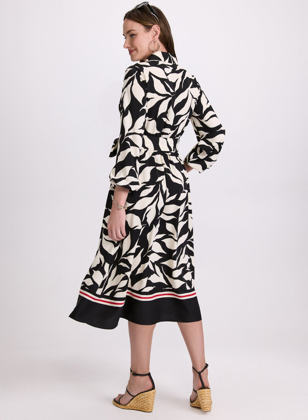 LAURA Floral Midi Dress