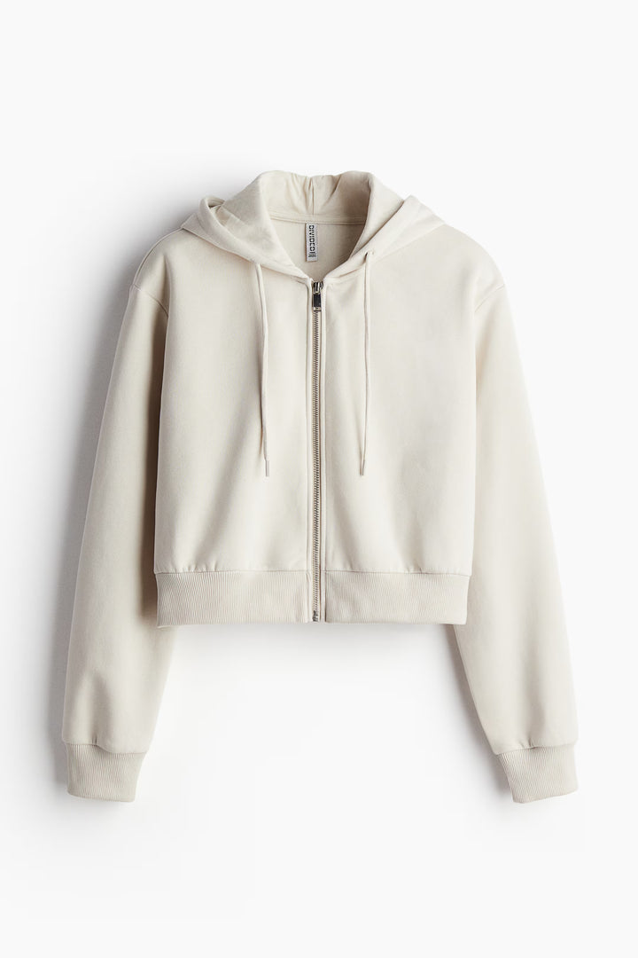 H&M Short Hooded Sweatshirt Jacket