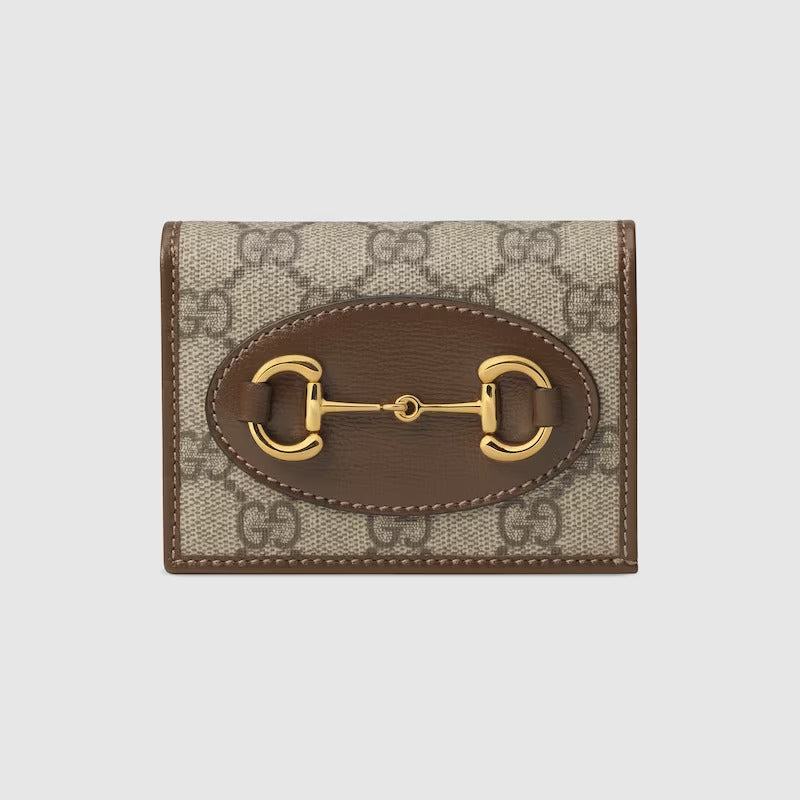 GUCCI Horsebit 1955 card case wallet