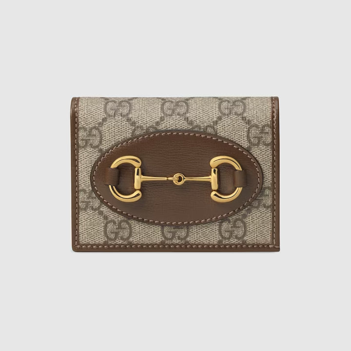 GUCCI Horsebit 1955 card case wallet