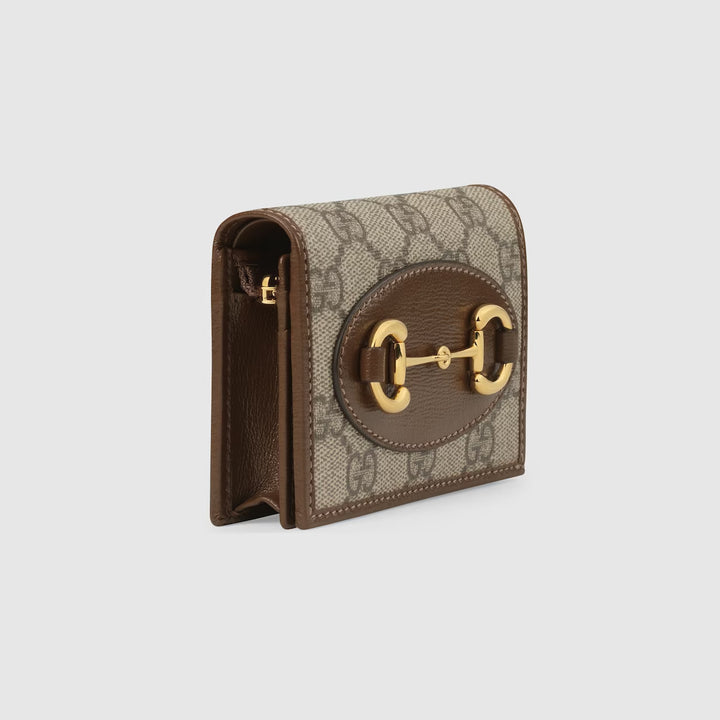 GUCCI Horsebit 1955 card case wallet