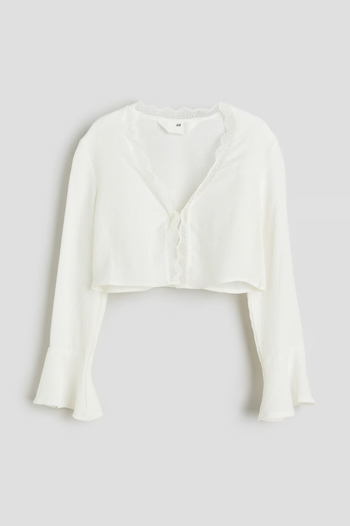 H&M Tie-front Blouse