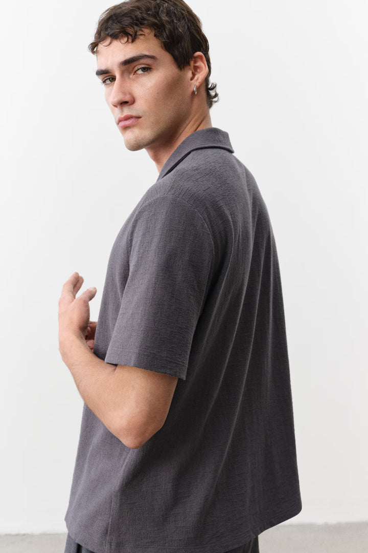 H&M Regular-Fit Jersey Resort Shirt