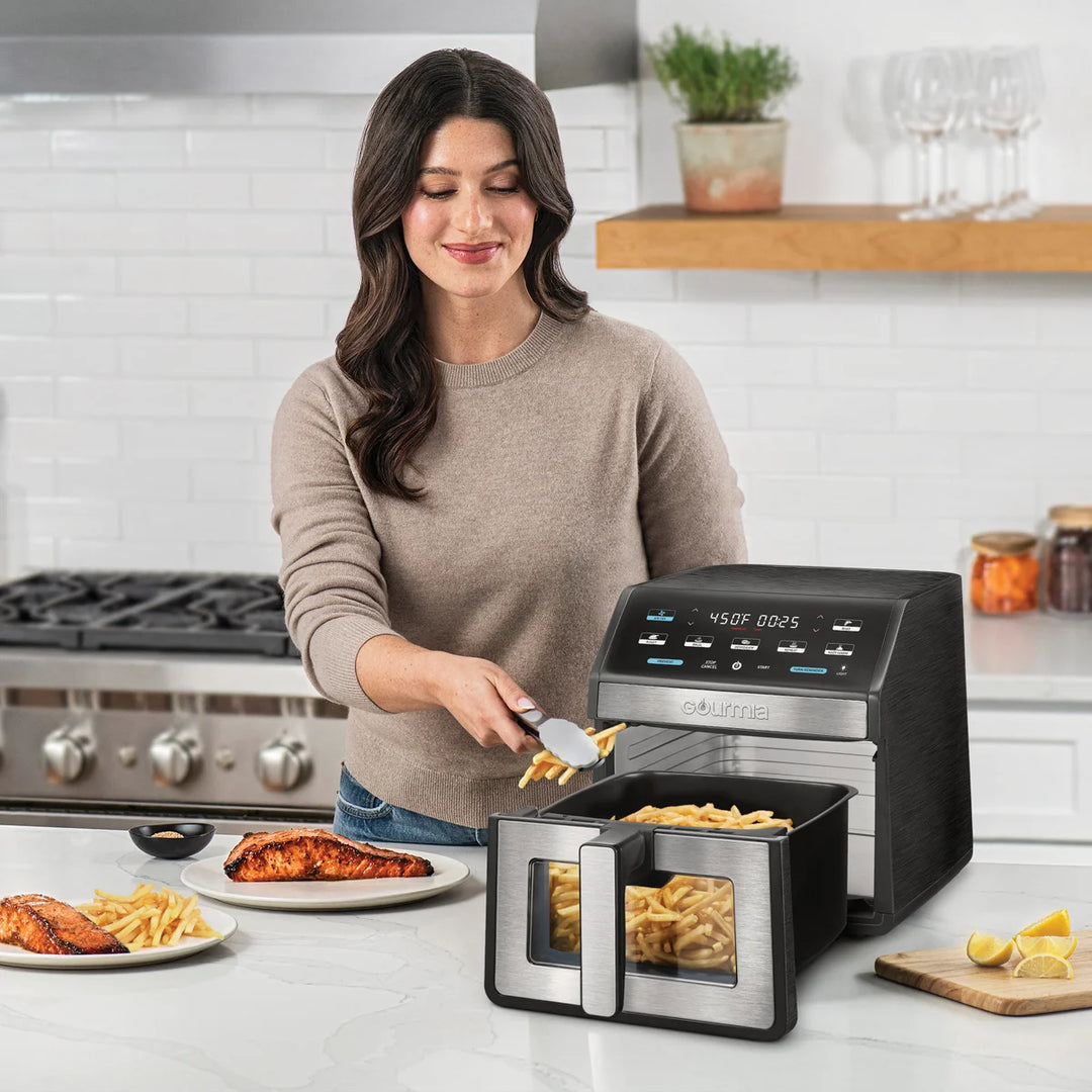 Gourmia 8-Quart Digital Air Fryer with Window & Light