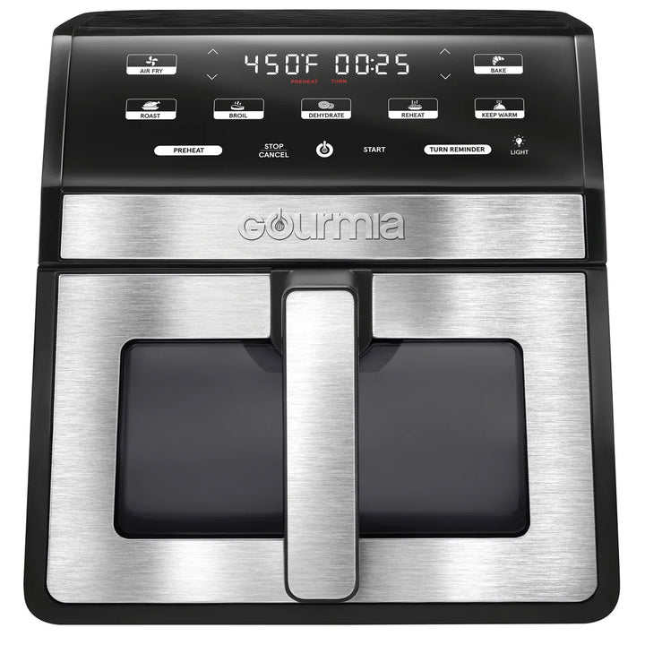 Gourmia 8-Quart Digital Air Fryer with Window & Light