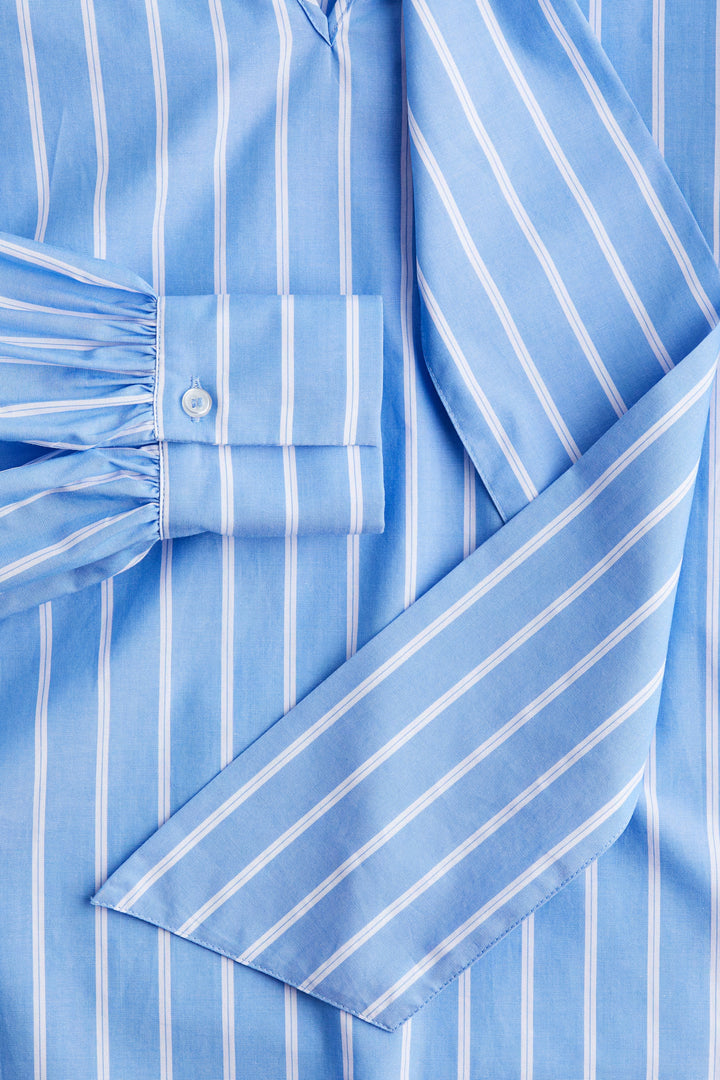 H&M Poplin Blouse with Bow Collar