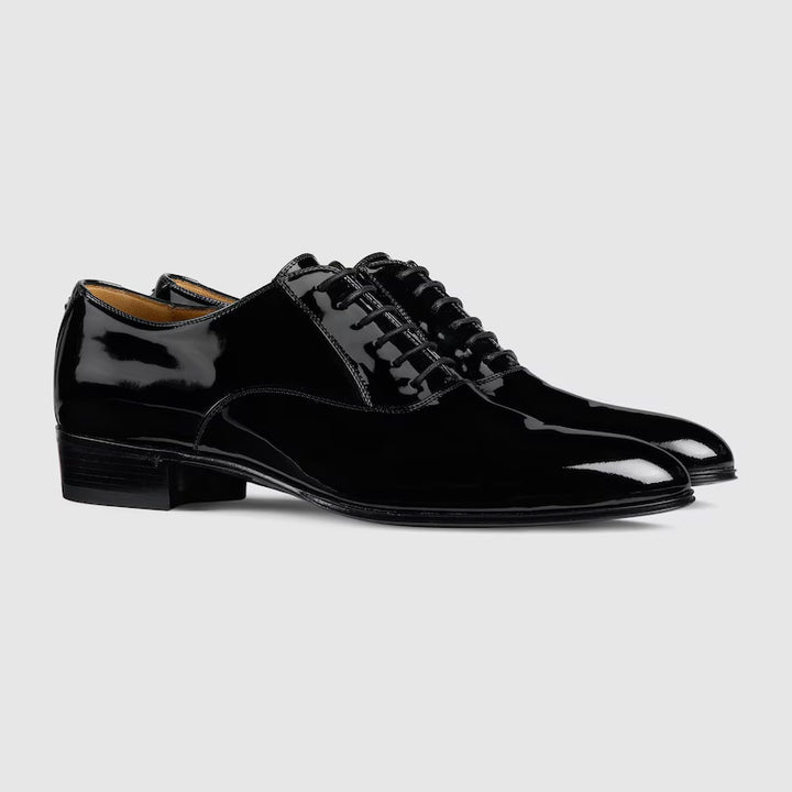 GUCCI Men's lace-up shoe with Double G