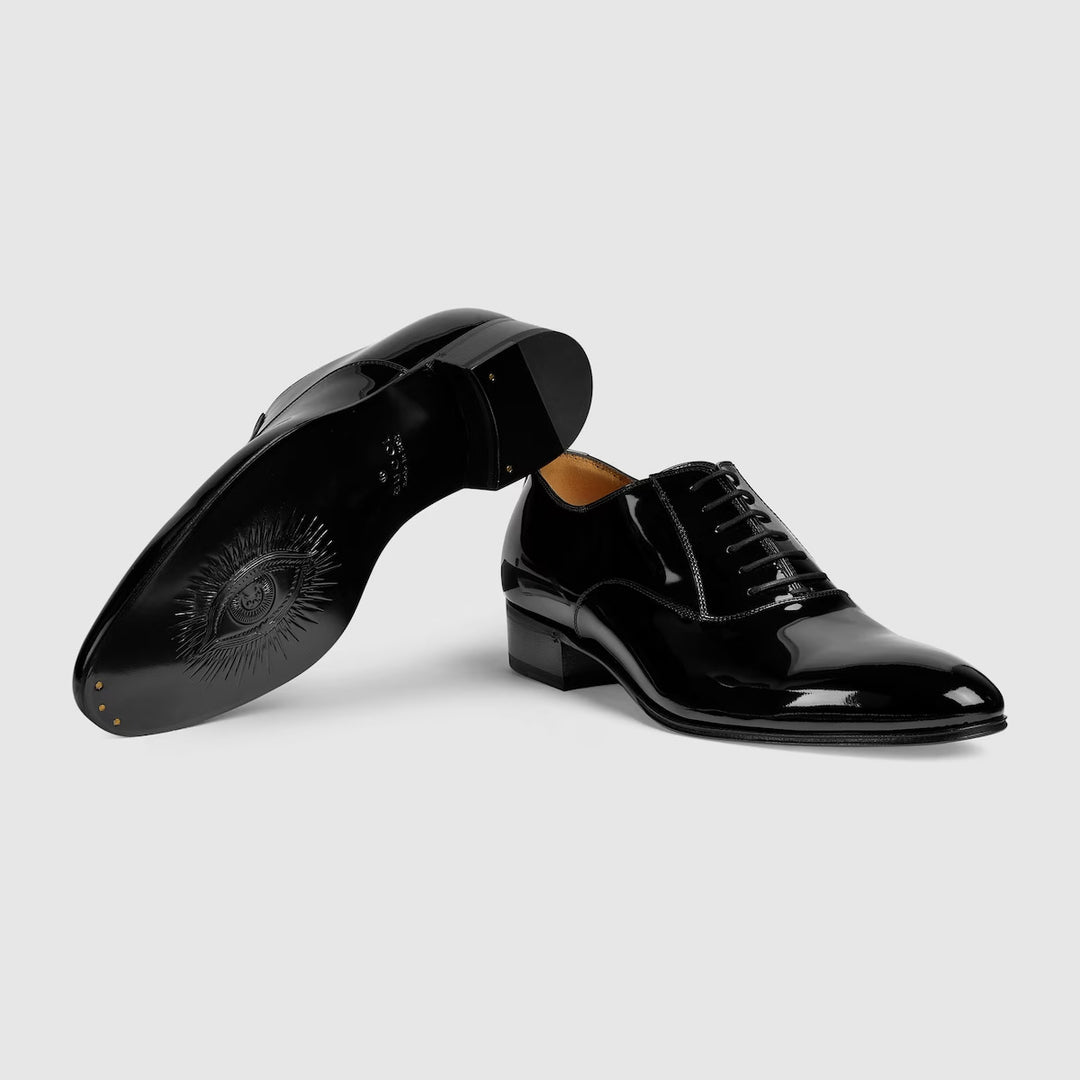 GUCCI Men's lace-up shoe with Double G