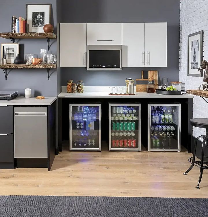 Haier - 18" Compact Front Control Smart Built-In Tub Dishwasher with 3-Level Wash and 47 dBA - Stainless Steel