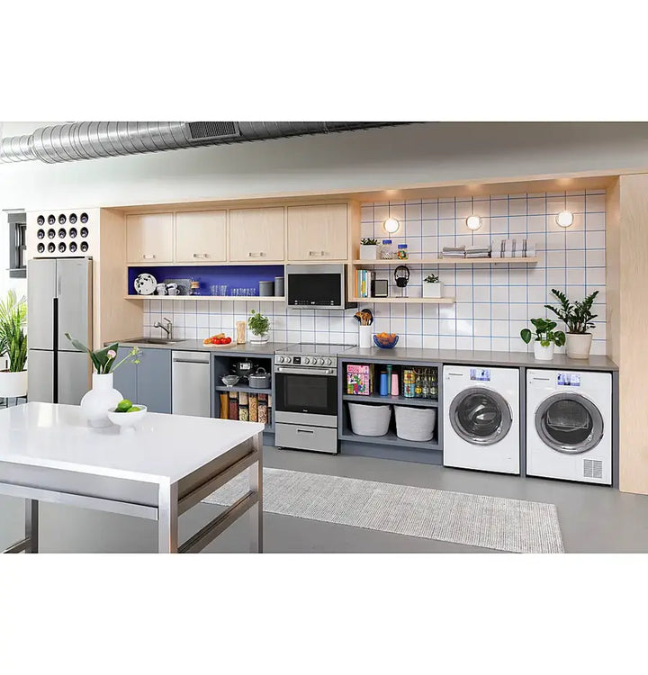 Haier - 18" Compact Front Control Smart Built-In Tub Dishwasher with 3-Level Wash and 47 dBA - Stainless Steel