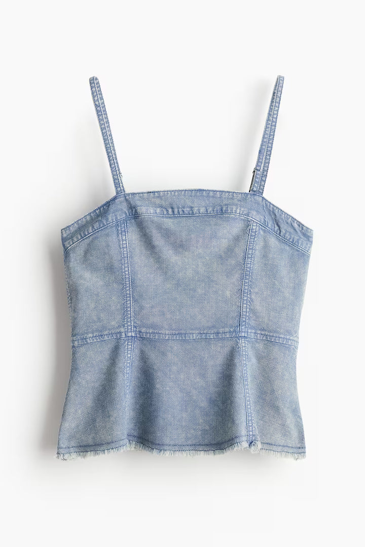 H&M Peplum Camisole Top