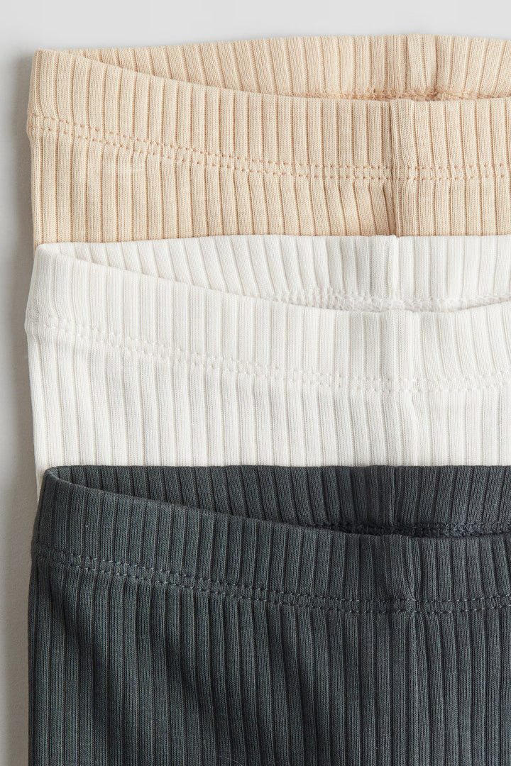 H&M 3-pack Ribbed Bike Shorts