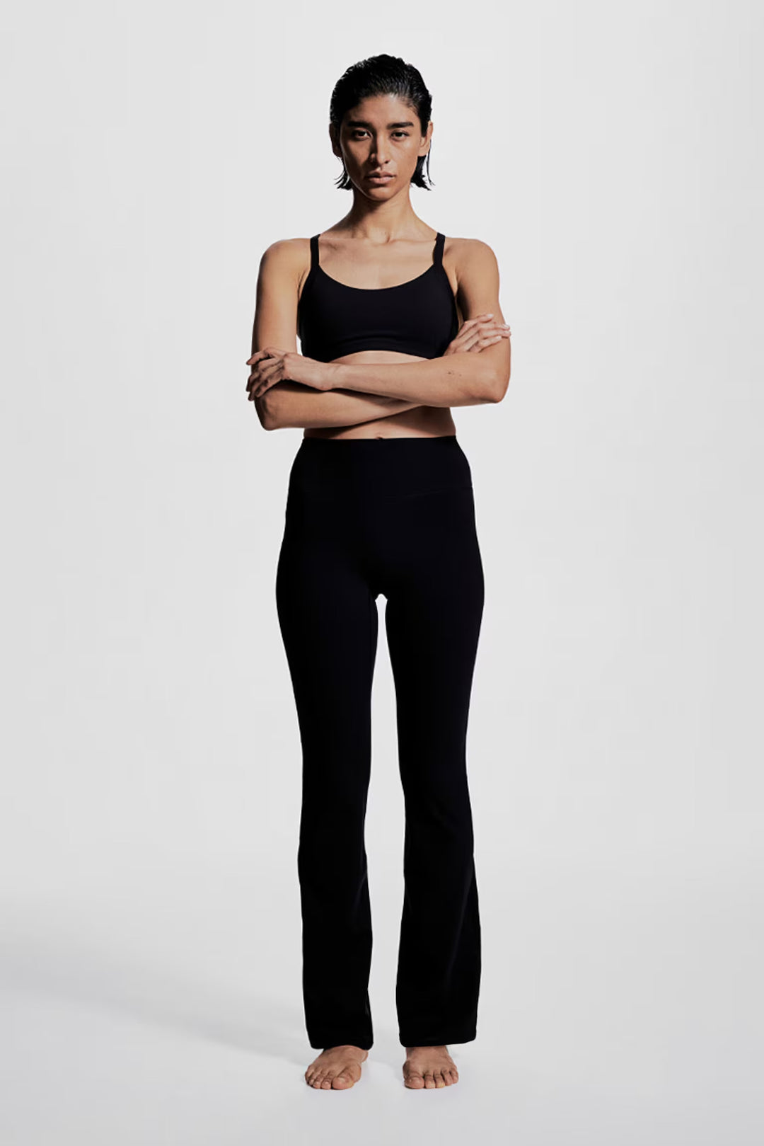 H&M Flared Sports Leggings with SoftMove™