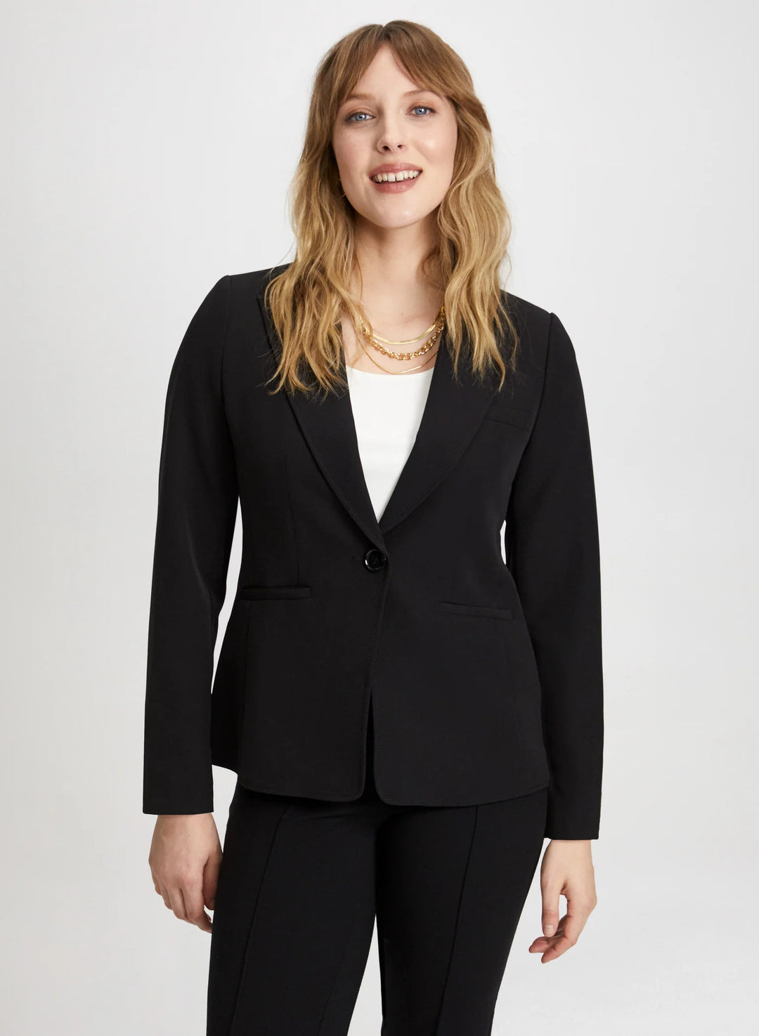 LAURA Notched Collar Blazer