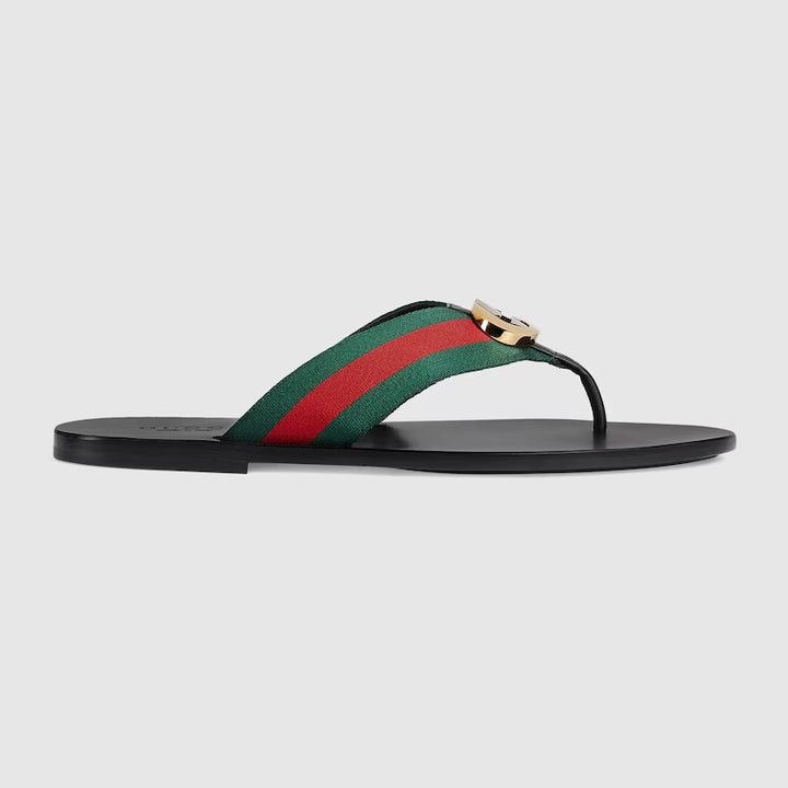 GUCCI Men's thong sandal with Web