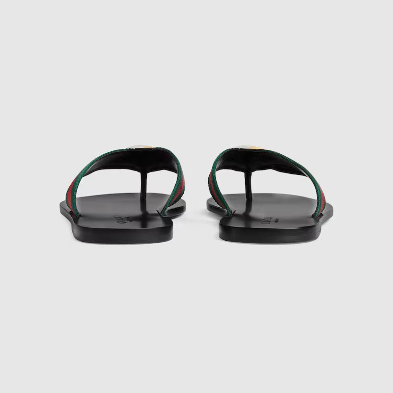 GUCCI Men's thong sandal with Web